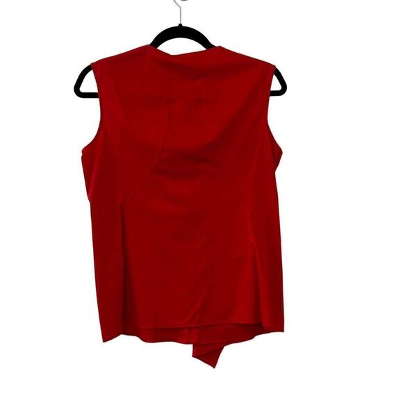 Hugo Boss Basenia Sleeveless Blouse Top Red Women’s Size US 4 NWT - Picture 4 of 8